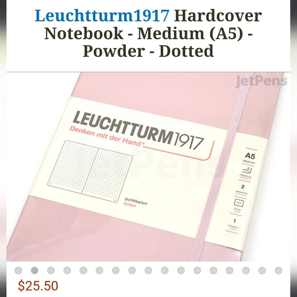 ❤️BUY 5 GET 3 FREE Notebook Medium (A5) Hardcover, 251 numbered pages, dotted